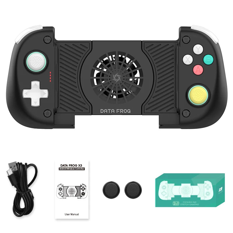 DATA FROG X3 Wireless Game Controller for Android/Switch/PC Gamepad Joystick for Multiplayer Shooting Action Games