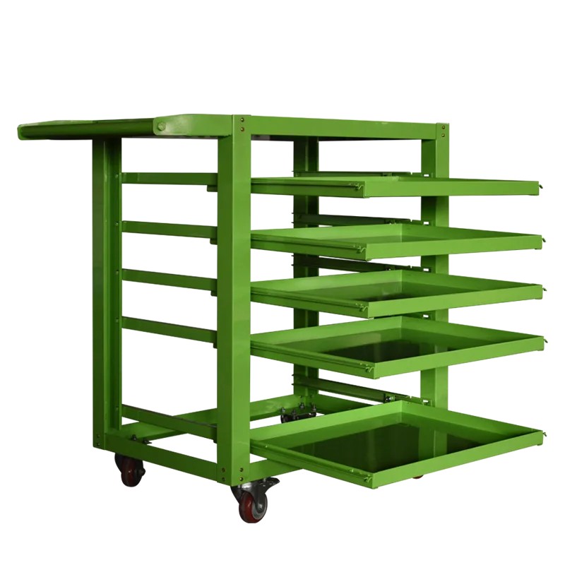 High Quality Steel Tool Cart Tool Trolley With Layers For Tool Storage In Workshop Garage Metal