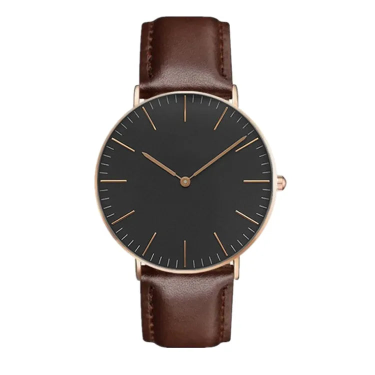 Luxury Women Watch Rose Gold 2024 Stylish Shell Dial Leather Belt Fashion Ladies Wrist Watches Gifts Relógio Feminino Montre