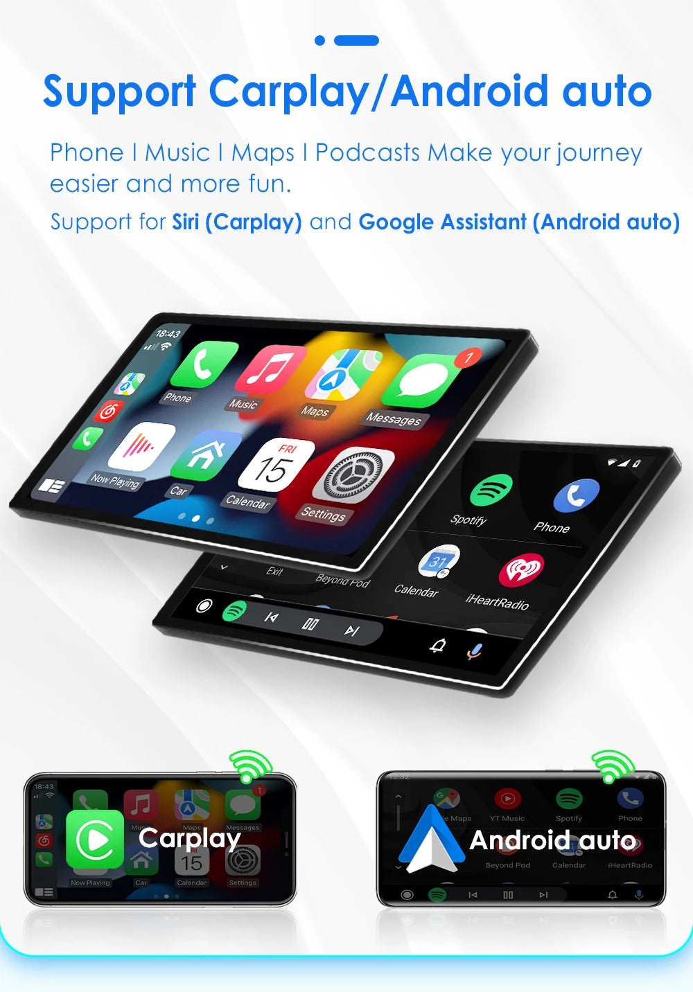 Hizpo 7inch Car Radio for VW Golf 4 Passat POLO Transport T5 Multivan Seat Jetta Car Multimedia GPS 2din Autoradio Carplay 7862