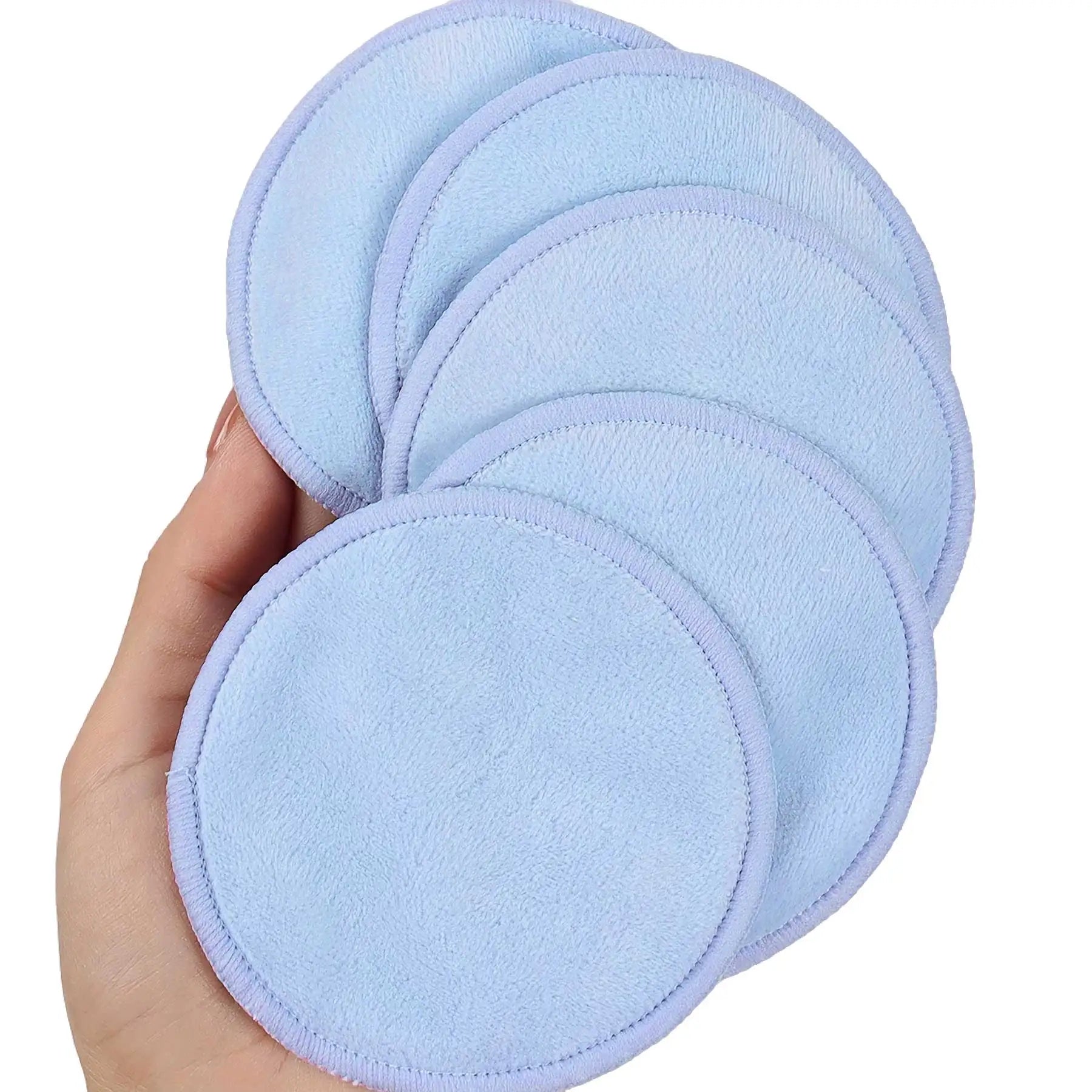 10 Reusable Makeup Remover Pads, A Gentle Facial Cleansing Sponge Suitable for All Skin Types, Odorless, Beauty Tool
