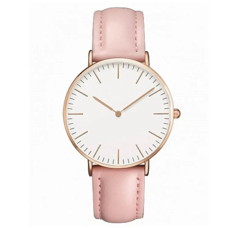 Luxury Women Watch Rose Gold 2024 Stylish Shell Dial Leather Belt Fashion Ladies Wrist Watches Gifts Relógio Feminino Montre