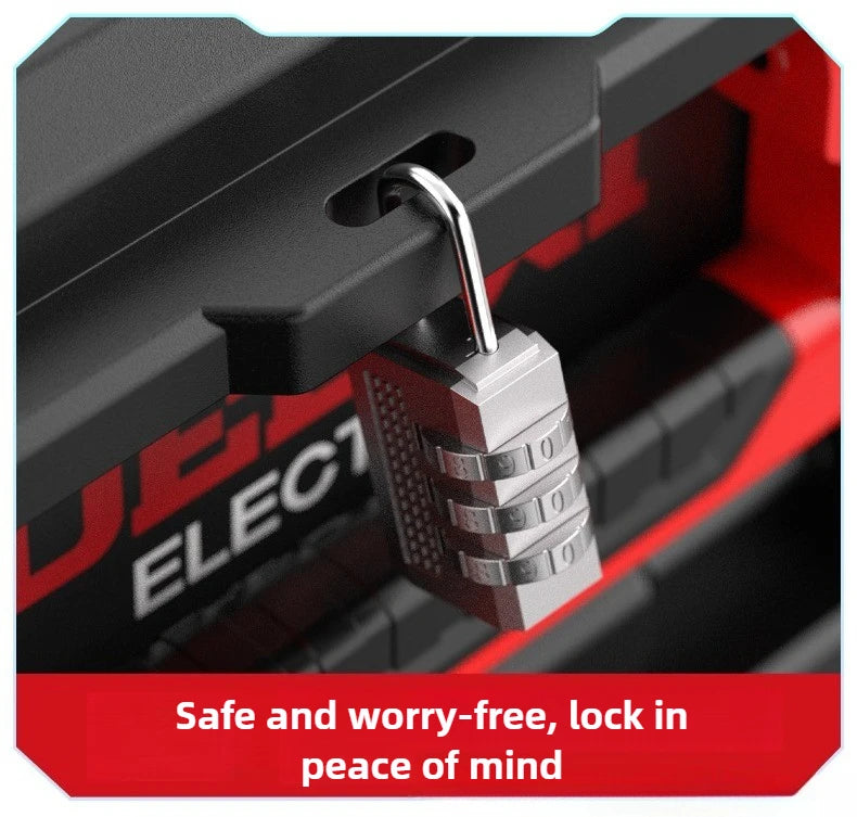 Trolley Stacking Toolbox Labor-saving Combined Tools Case Heavy Duty Large Capacity Storage Box Set Tools Organizer with Wheels