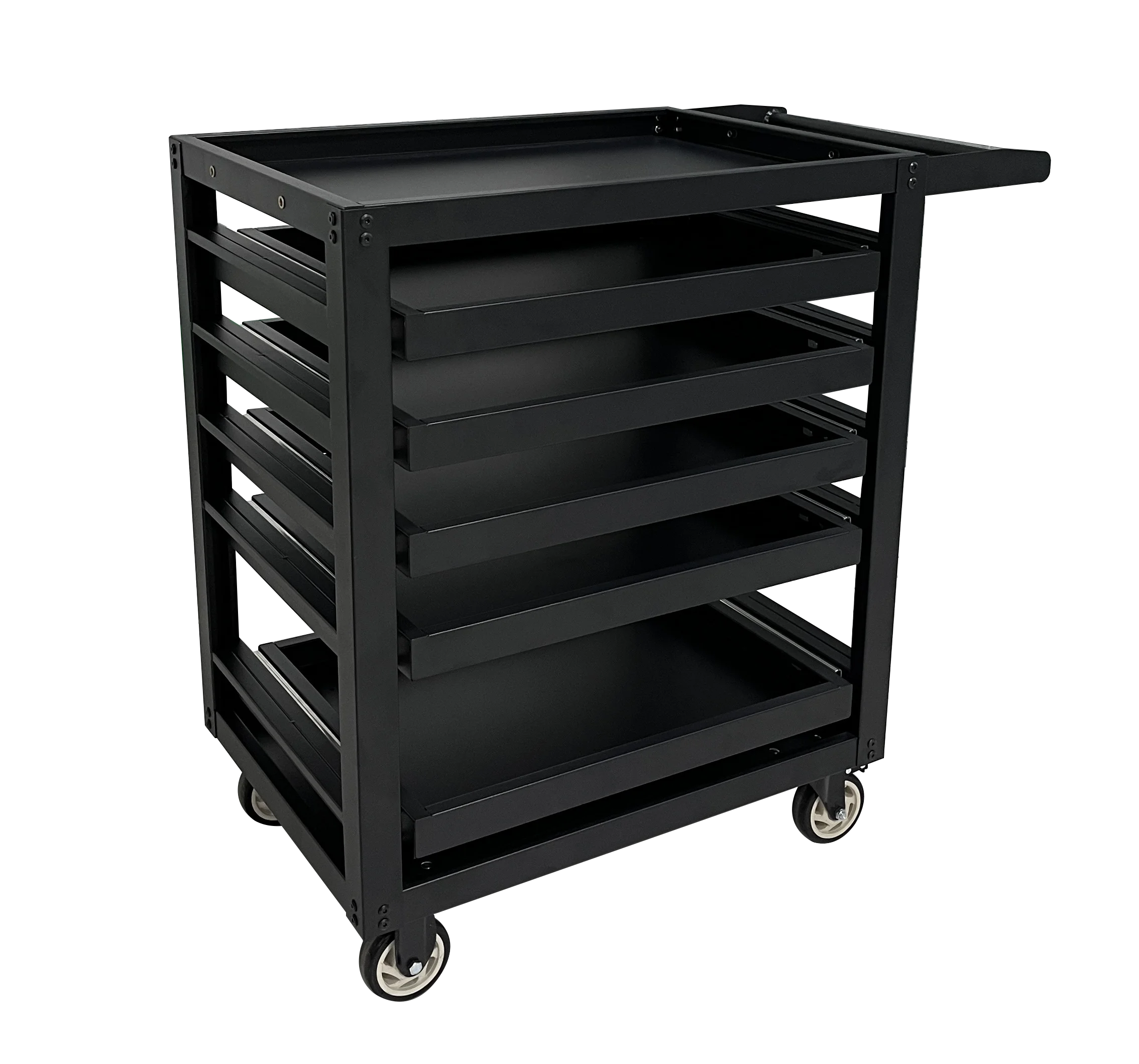 High Quality Steel Tool Cart Tool Trolley With Layers For Tool Storage In Workshop Garage Metal