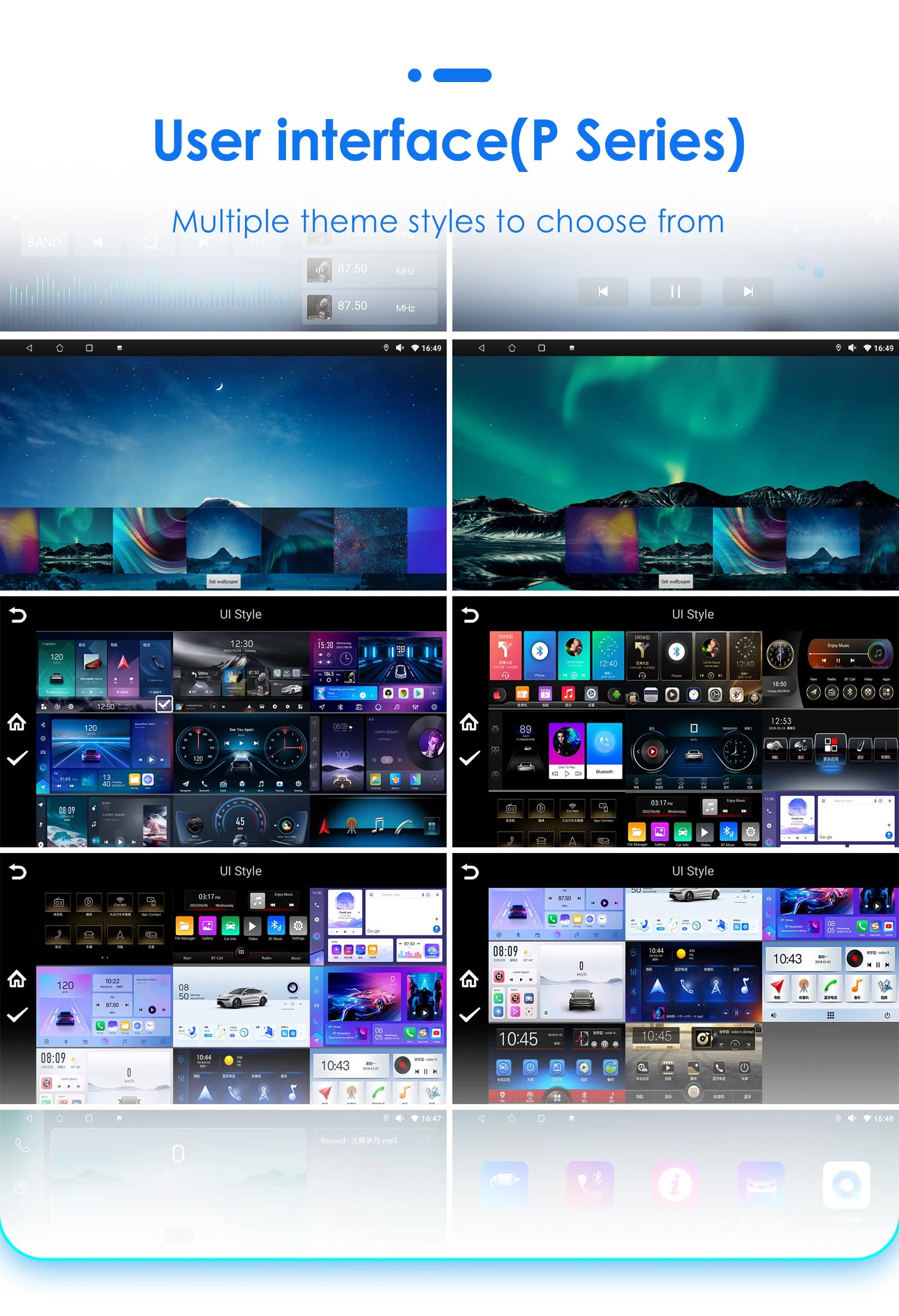 Hizpo Car Intelligent Systems Smart Radio for Renault Megane 2 2002-2009 GPS Wireless CarPlay Android Auto Autoradio 6115 8+128G