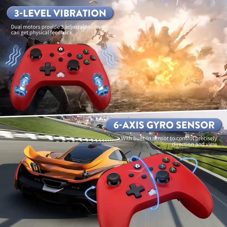 2.4G Wireless Gamepad For Xbox One ,Xbox Seris S ,X Console Win dow 7 8 10 pc With Dual Vibra/Six Axis Multi Game Controller
