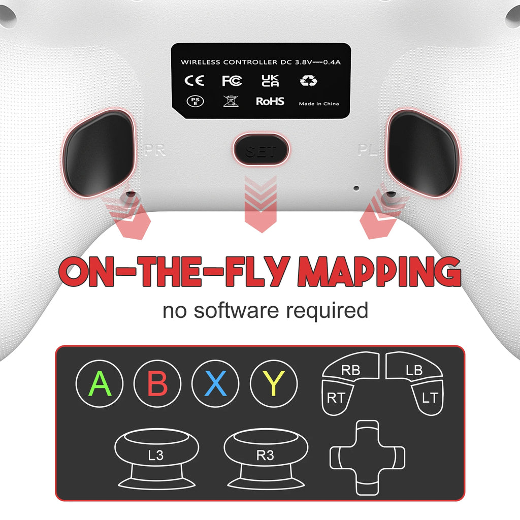 2.4G Wireless Gamepad For Xbox One ,Xbox Seris S ,X Console Win dow 7 8 10 pc With Dual Vibra/Six Axis Multi Game Controller