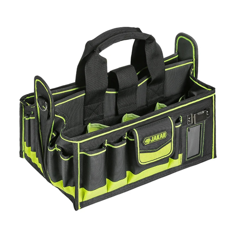 40-POCKETS Tool Tote, Tool Bag Organizer, Electrician Tool Bag, HVAC Tool Bag, Tool Caddy, Tool Bags for Electricians