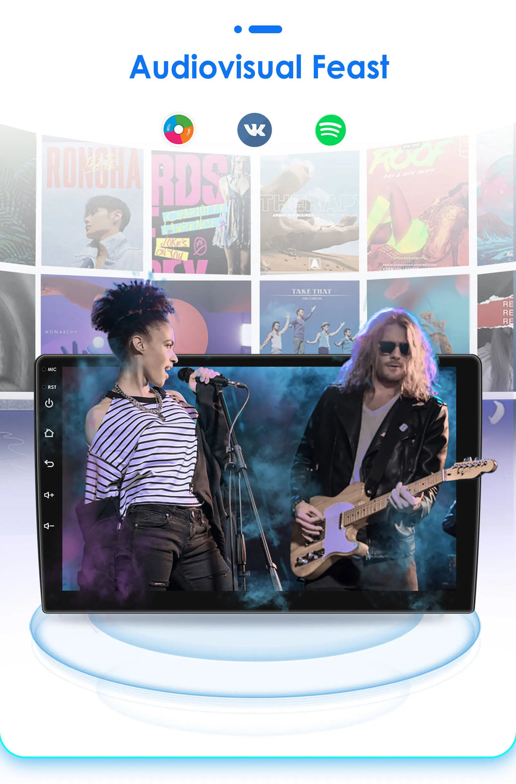 Hizpo 7inch Car Radio for VW Golf 4 Passat POLO Transport T5 Multivan Seat Jetta Car Multimedia GPS 2din Autoradio Carplay 7862