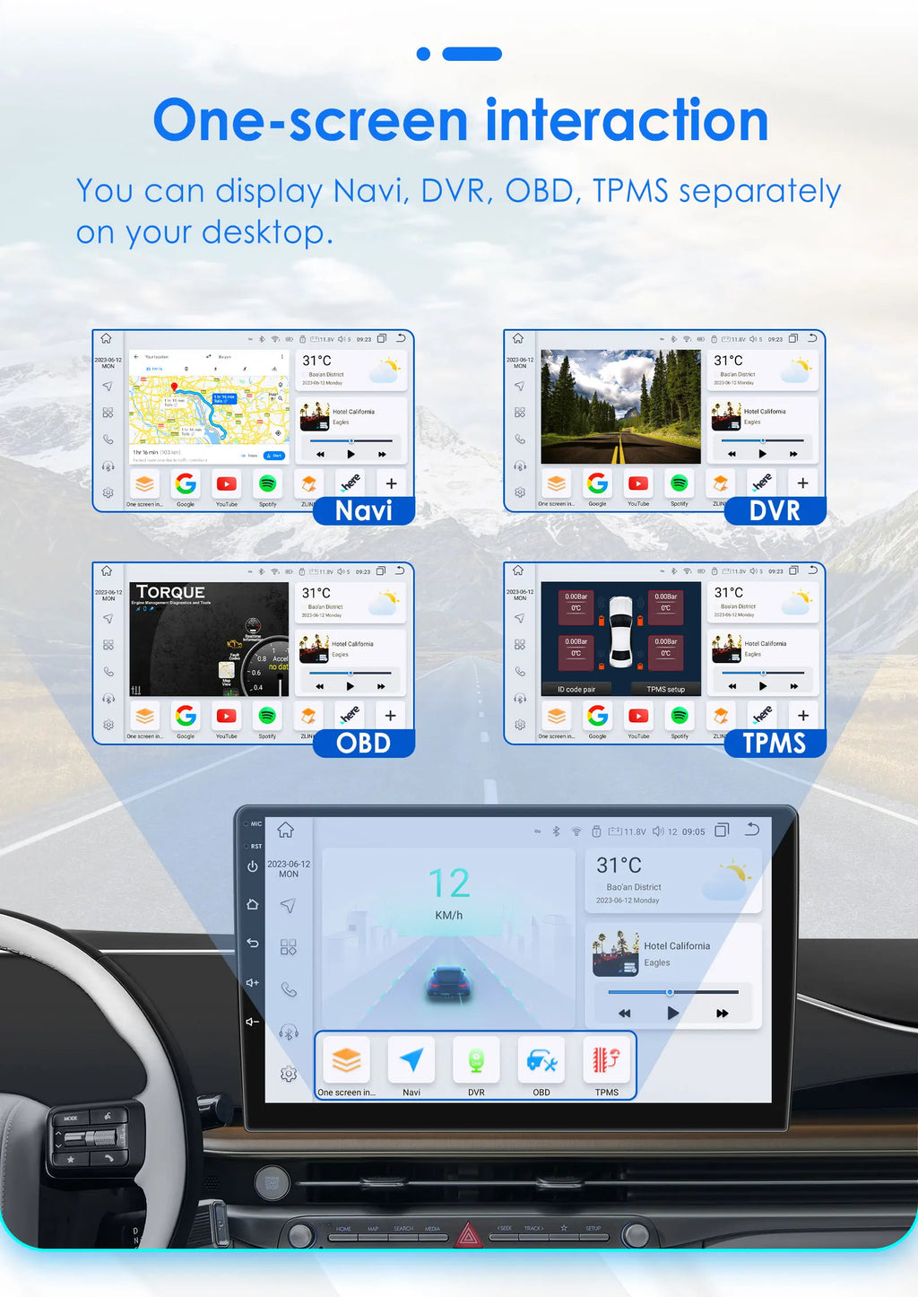 Hizpo 7inch Car Radio for VW Golf 4 Passat POLO Transport T5 Multivan Seat Jetta Car Multimedia GPS 2din Autoradio Carplay 7862