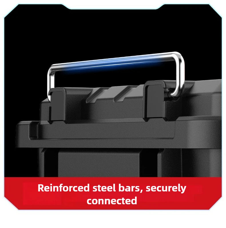 Trolley Stacking Toolbox Labor-saving Combined Tools Case Heavy Duty Large Capacity Storage Box Set Tools Organizer with Wheels