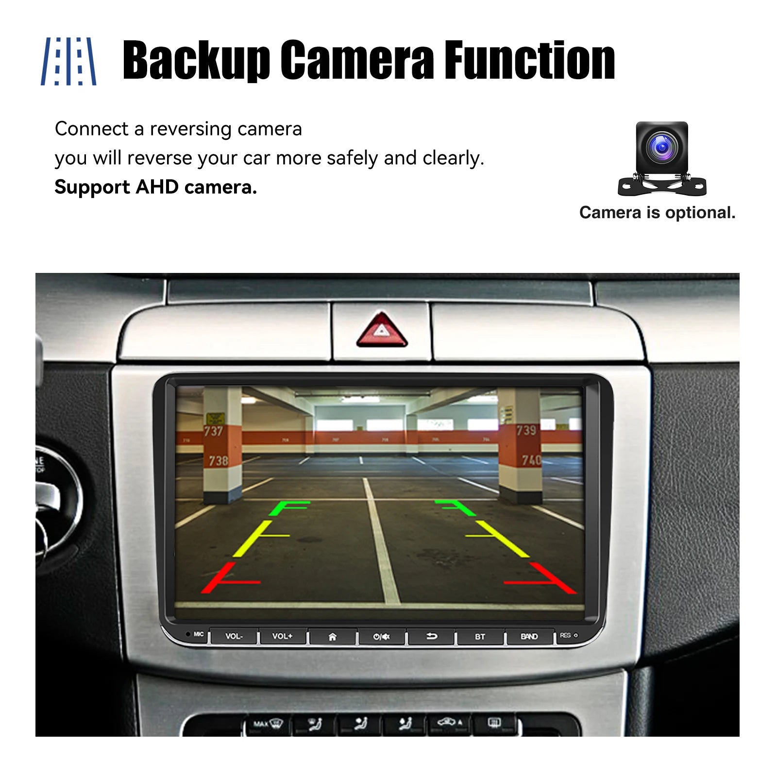 ESSGOO 9" Android 14 4G+64G Apple Carplay Car Stereo GPS NAVI WIFI RDS FM BT for VW Golf 5 6 Passat Polo Touran Tiguan Caddy EOS