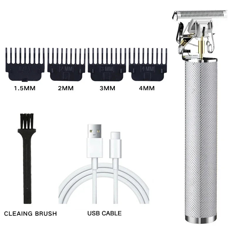 Professional T9 Hair Clipper For Mens USB Fast Rechargeable Beard Care Tools Provide Comfortable Precise Shaving Hair Trimmer