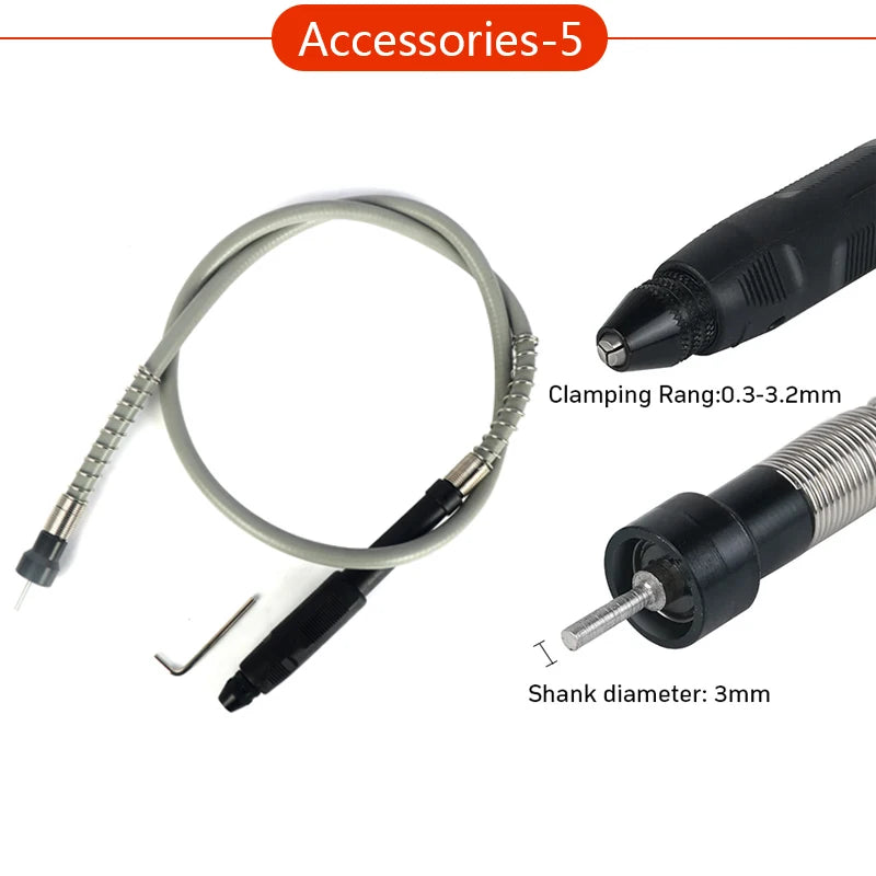 Electric Tool Accessories Rotary Tool Polishing Metal Woodworking Belt Machine DIY Grinding Tool Accessories Polishing Drilling