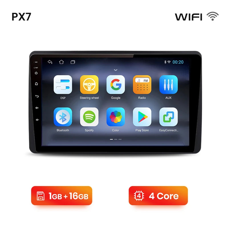 For Renault Duster HM 2020-2021 Arkana 2019 - 2021 Wireless CarPlay Android Auto Car Radio GPS RDS WiFi BT 4G Multimedia Stereo