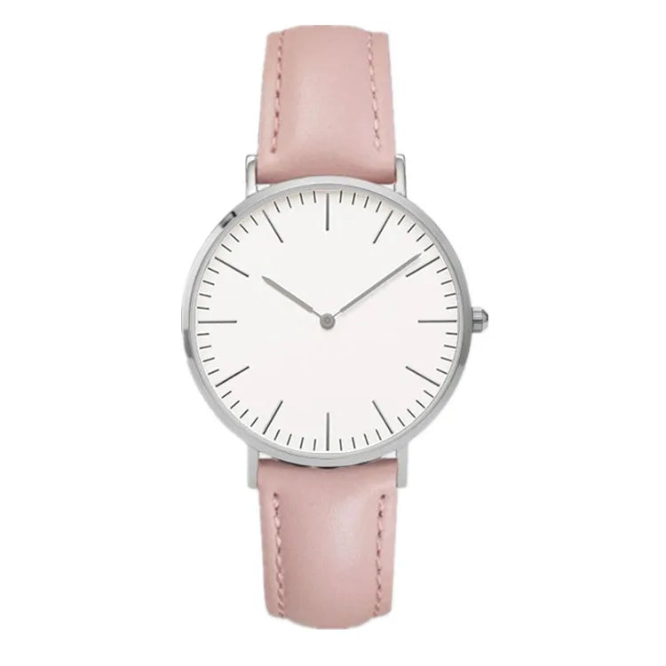 Luxury Women Watch Rose Gold 2024 Stylish Shell Dial Leather Belt Fashion Ladies Wrist Watches Gifts Relógio Feminino Montre