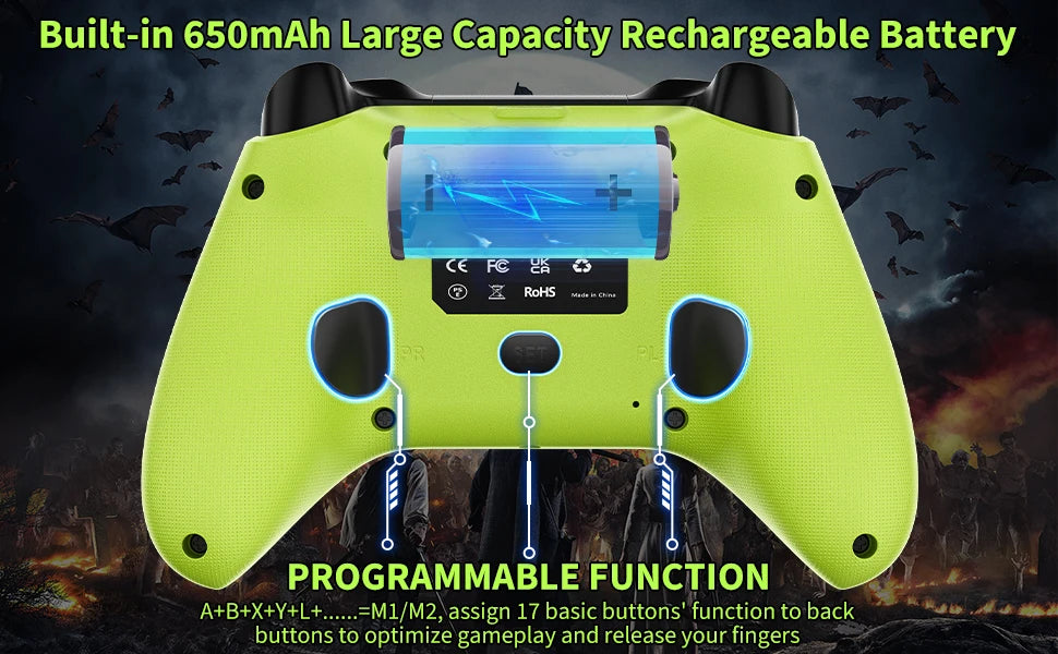 2.4G Wireless Gamepad For Xbox One ,Xbox Seris S ,X Console Win dow 7 8 10 pc With Dual Vibra/Six Axis Multi Game Controller