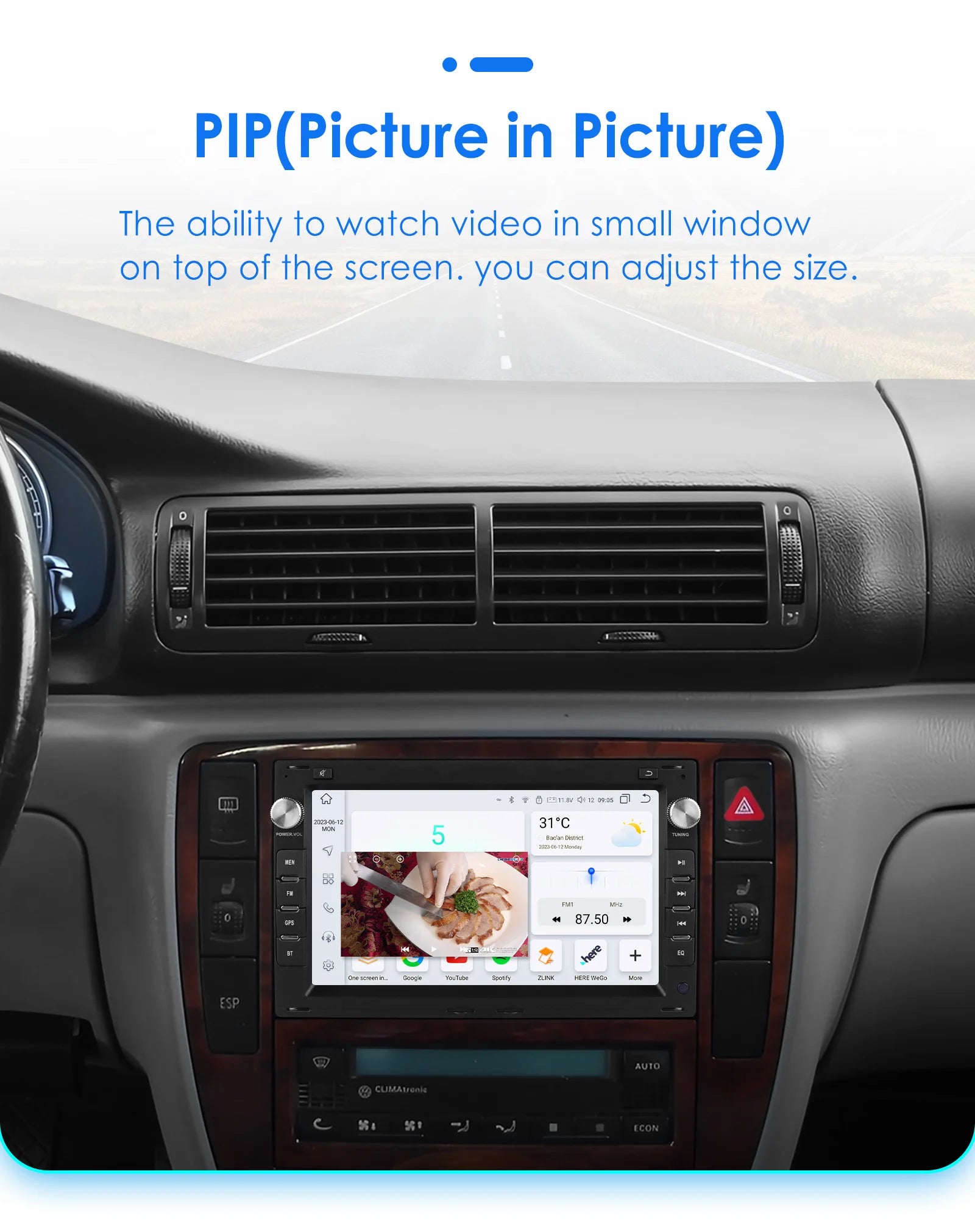 Hizpo 7inch Car Radio for VW Golf 4 Passat POLO Transport T5 Multivan Seat Jetta Car Multimedia GPS 2din Autoradio Carplay 7862