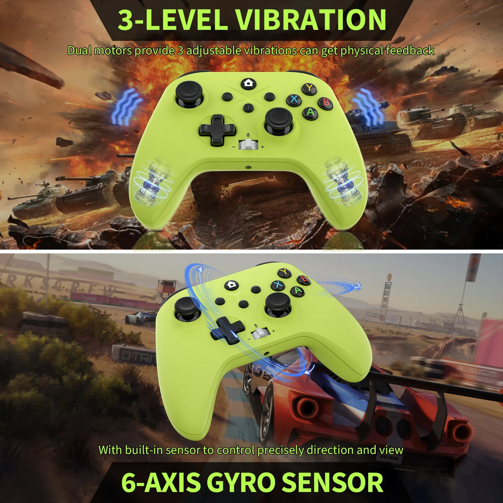 2.4G Wireless Gamepad For Xbox One ,Xbox Seris S ,X Console Win dow 7 8 10 pc With Dual Vibra/Six Axis Multi Game Controller