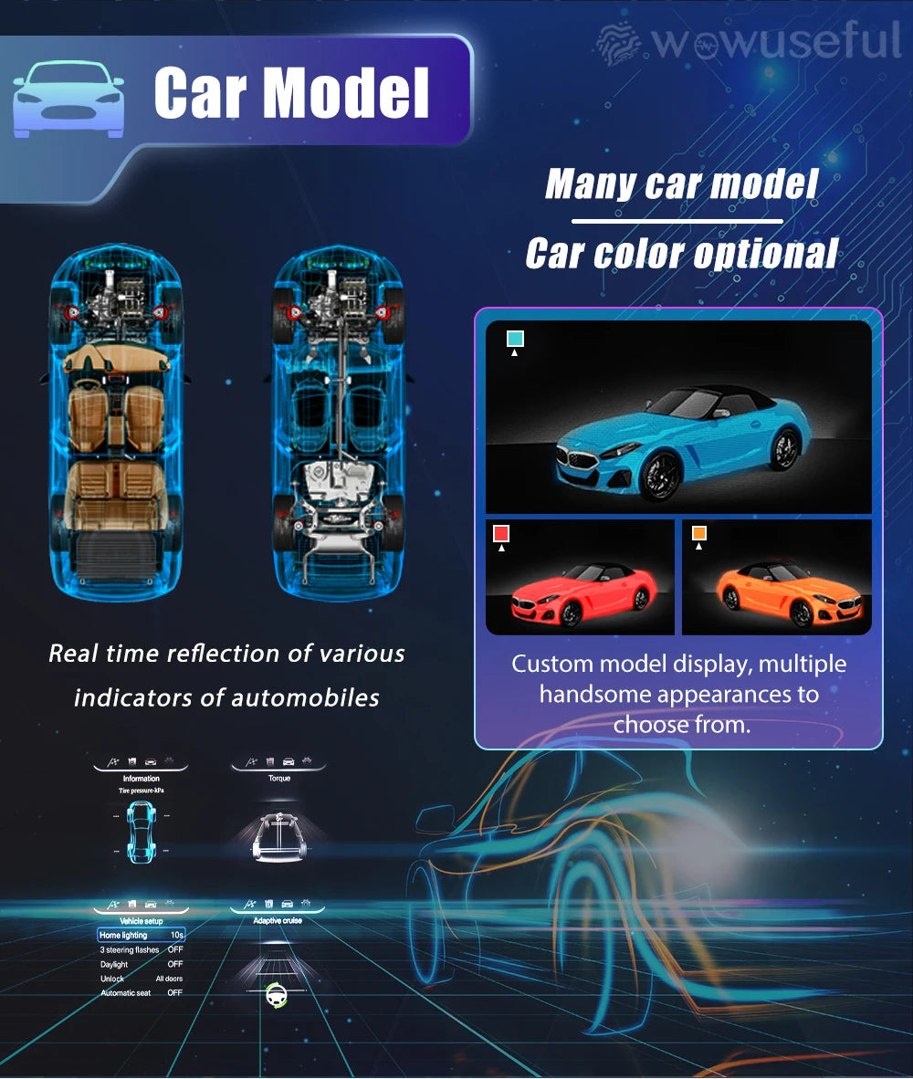 12.3 ''Digital Cluster Dashboard For BMW 5 Series E60 E61 E63 E64 525D 2003-09 Year CCC CIC Auto Lcd Panel Virtuele Cockpit Voor