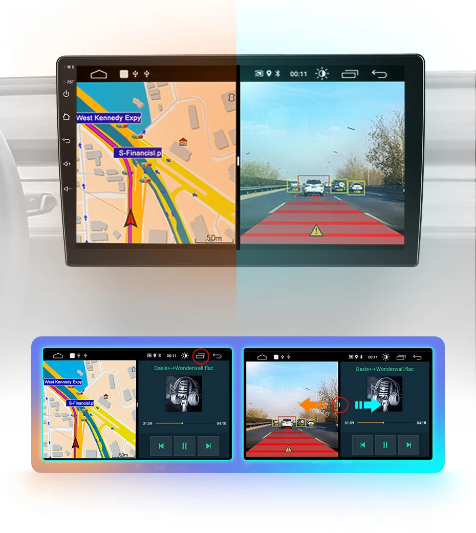 For Renault Duster HM 2020-2021 Arkana 2019 - 2021 Wireless CarPlay Android Auto Car Radio GPS RDS WiFi BT 4G Multimedia Stereo