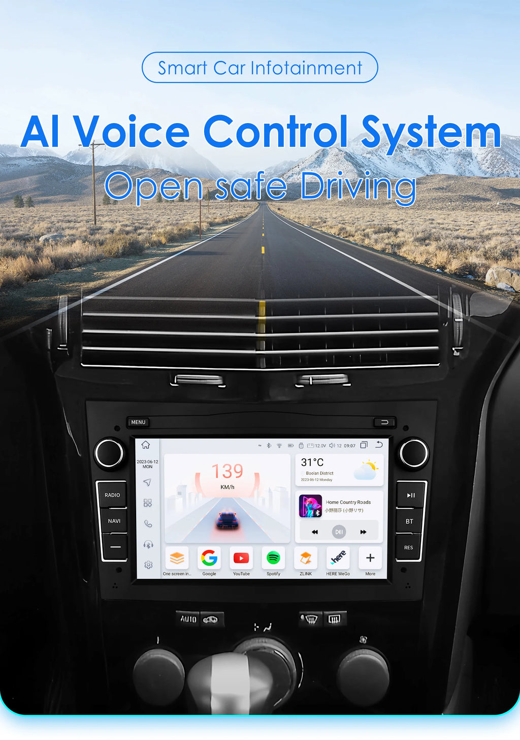 HIZPO 2Din 7inch Android Car Radio for Opel Astra H G J Zafira B Corsa C D Antara Vectra Vivaro GPS RDS DSP 4G CarPlay Autoradio