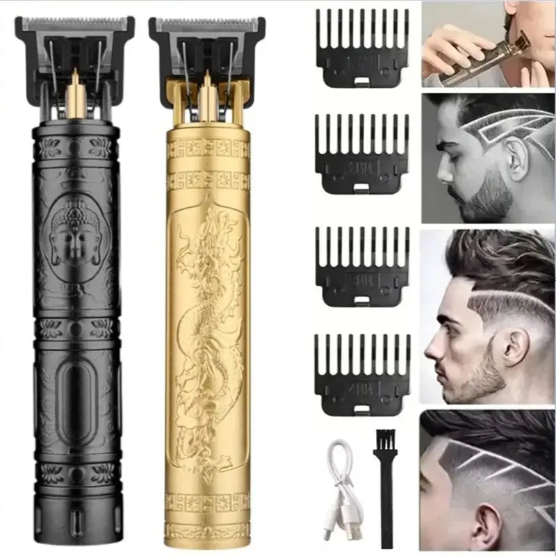 Professional T9 Hair Clipper For Mens USB Fast Rechargeable Beard Care Tools Provide Comfortable Precise Shaving Hair Trimmer