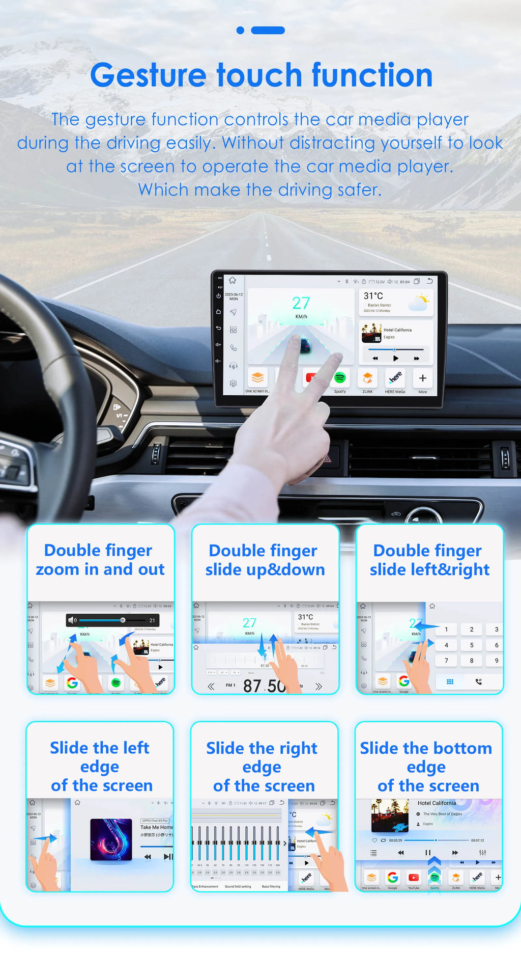 Hizpo 7inch Car Radio for VW Golf 4 Passat POLO Transport T5 Multivan Seat Jetta Car Multimedia GPS 2din Autoradio Carplay 7862