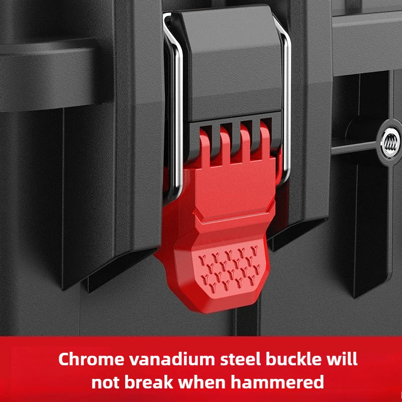 Trolley Stacking Toolbox Labor-saving Combined Tools Case Heavy Duty Large Capacity Storage Box Set Tools Organizer with Wheels