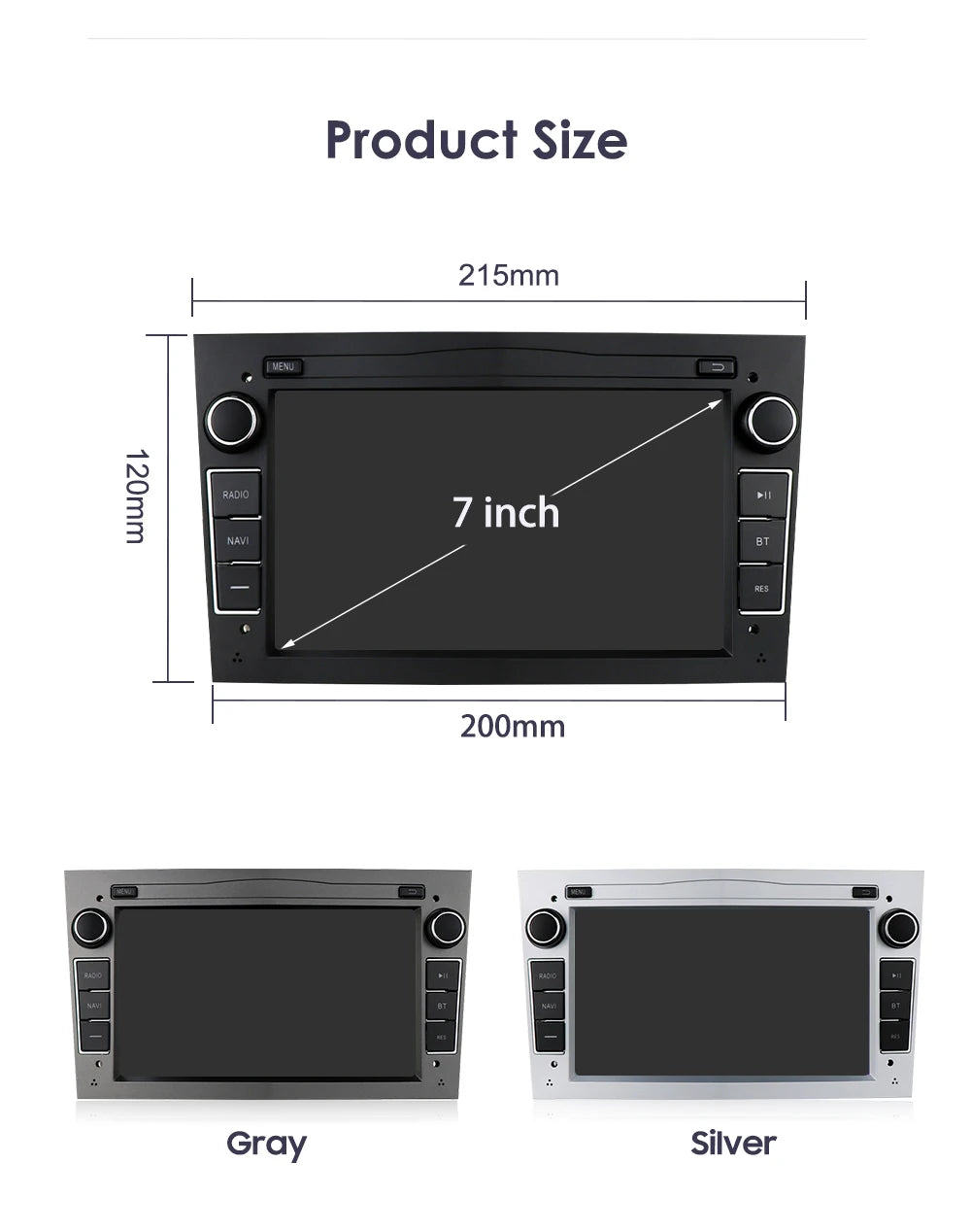 HIZPO 2Din 7inch Android Car Radio for Opel Astra H G J Zafira B Corsa C D Antara Vectra Vivaro GPS RDS DSP 4G CarPlay Autoradio