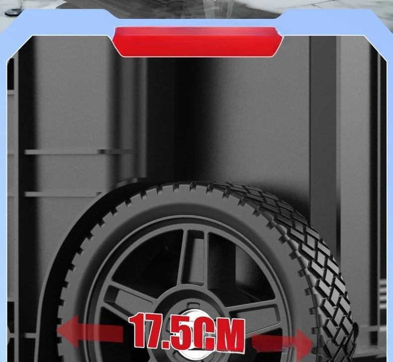 Trolley Stacking Toolbox Labor-saving Combined Tools Case Heavy Duty Large Capacity Storage Box Set Tools Organizer with Wheels