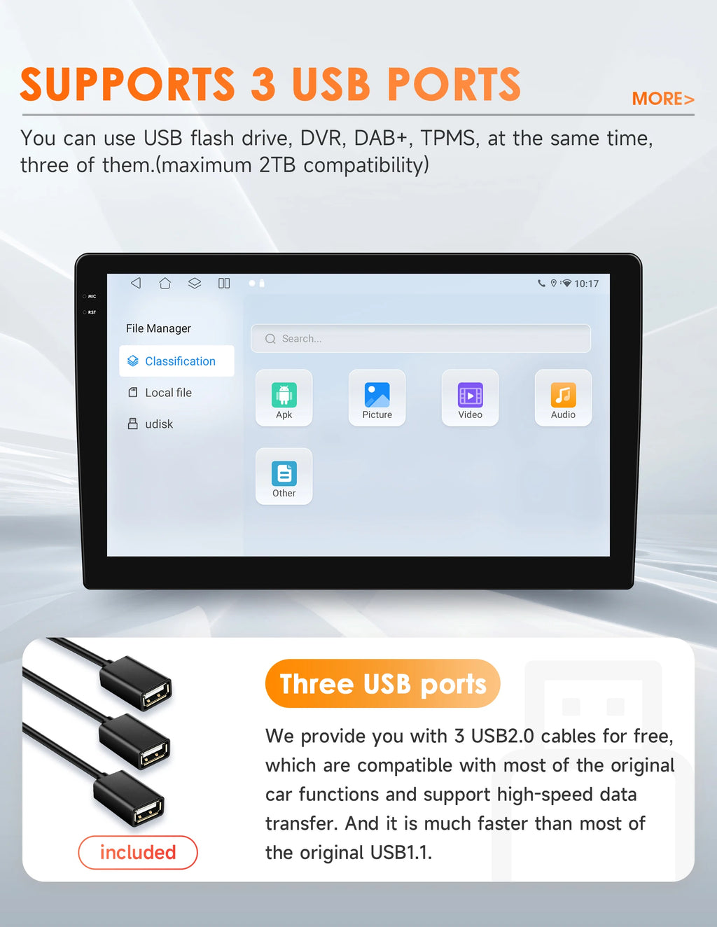 Hizpo Car Intelligent Systems Smart Radio for Renault Megane 2 2002-2009 GPS Wireless CarPlay Android Auto Autoradio 6115 8+128G