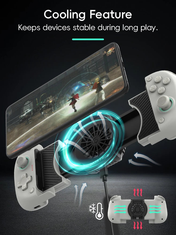 DATA FROG X3 Wireless Game Controller for Android/Switch/PC Gamepad Joystick for Multiplayer Shooting Action Games