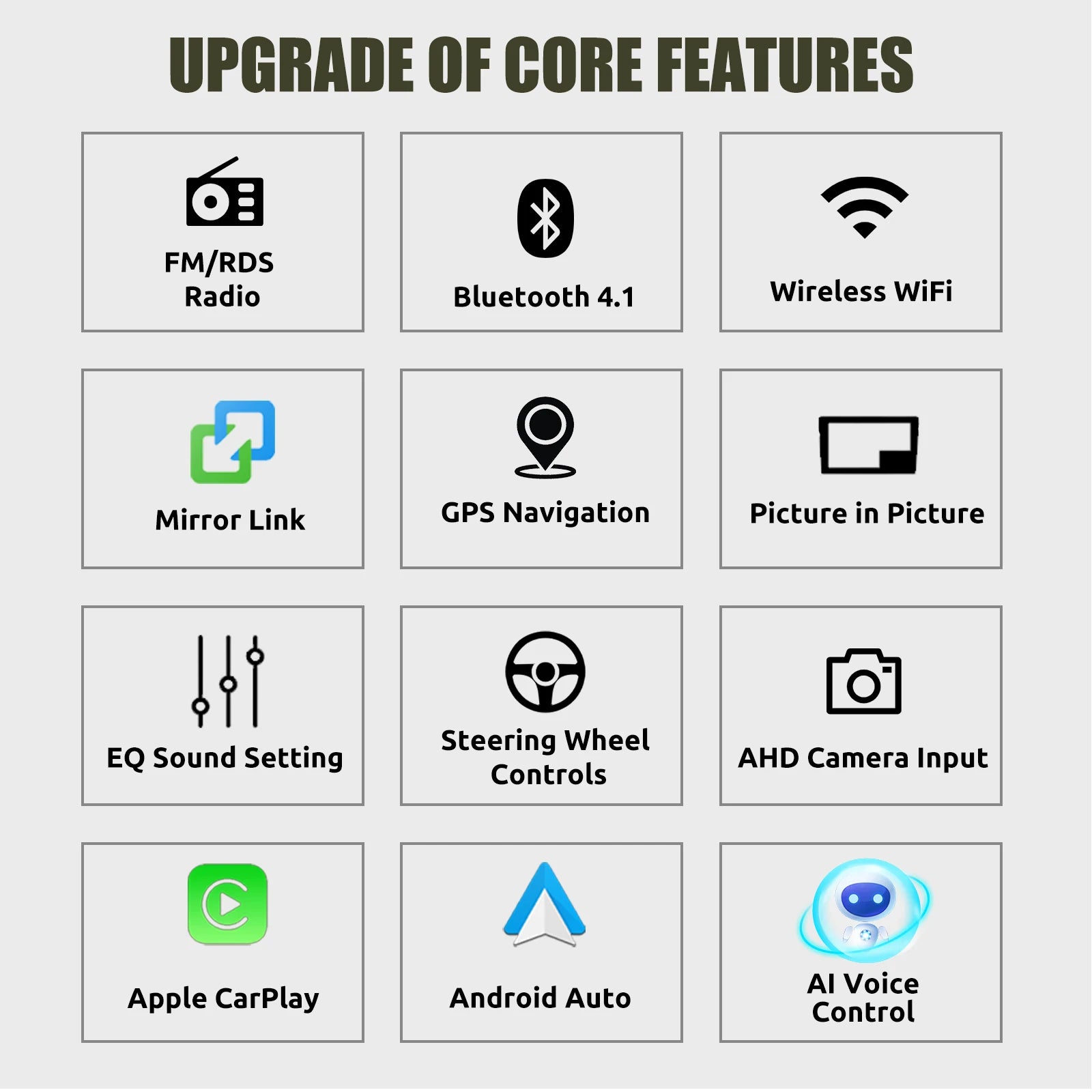 ESSGOO 9" Android 14 4G+64G Apple Carplay Car Stereo GPS NAVI WIFI RDS FM BT for VW Golf 5 6 Passat Polo Touran Tiguan Caddy EOS