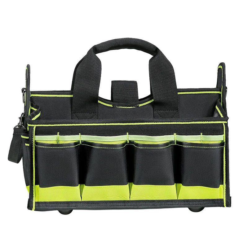 40-POCKETS Tool Tote, Tool Bag Organizer, Electrician Tool Bag, HVAC Tool Bag, Tool Caddy, Tool Bags for Electricians