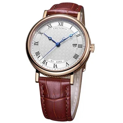 Montre décontractée ultra-plate pour homme, mouvement de montre à quartz de 38 mm, acier inoxydable importé du Japon