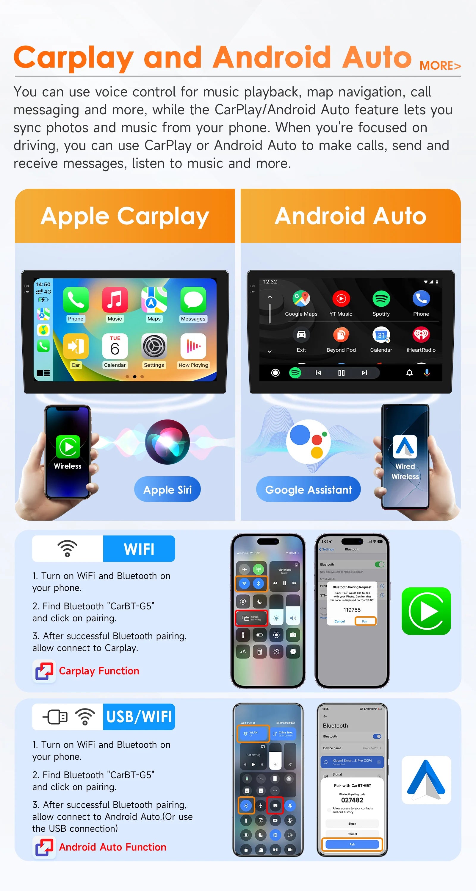 Hizpo Car Intelligent Systems Smart Radio for Renault Megane 2 2002-2009 GPS Wireless CarPlay Android Auto Autoradio 6115 8+128G