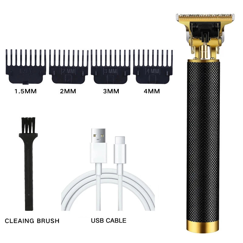 Professional T9 Hair Clipper For Mens USB Fast Rechargeable Beard Care Tools Provide Comfortable Precise Shaving Hair Trimmer