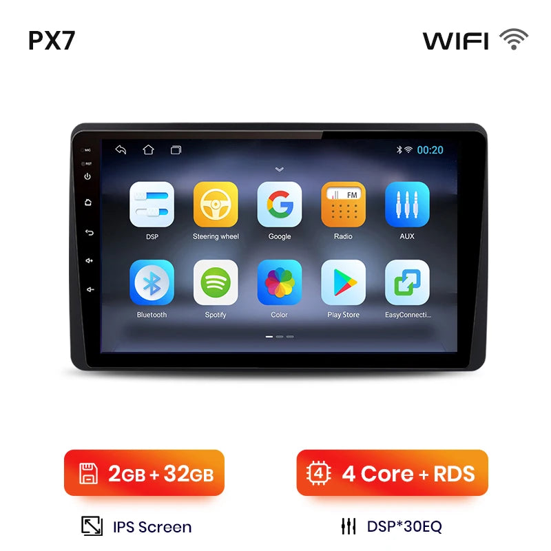 For Renault Duster HM 2020-2021 Arkana 2019 - 2021 Wireless CarPlay Android Auto Car Radio GPS RDS WiFi BT 4G Multimedia Stereo