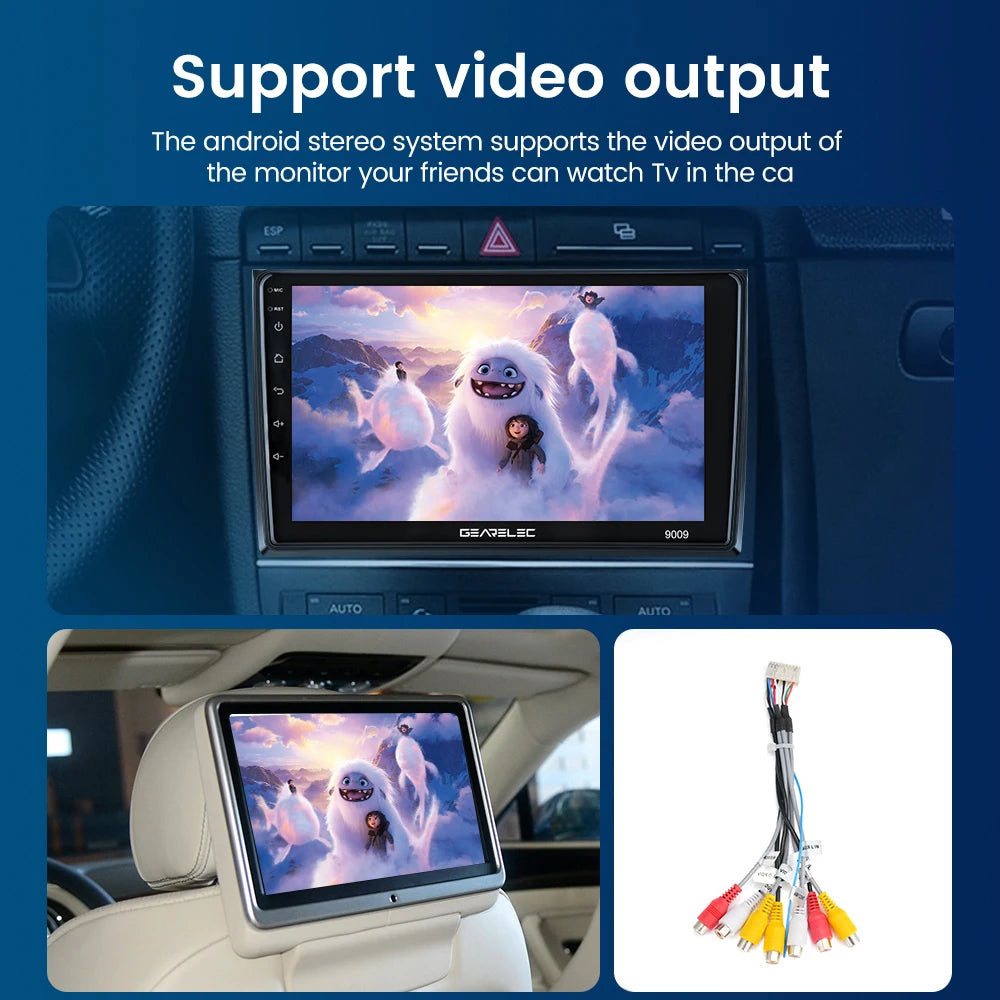 Universal 7"/9"/10" Car Radio Android 13 Wireless CarPlay Android Auto multimedia player WiFi GPS Navi RDS USB 2 Din Car Stereo