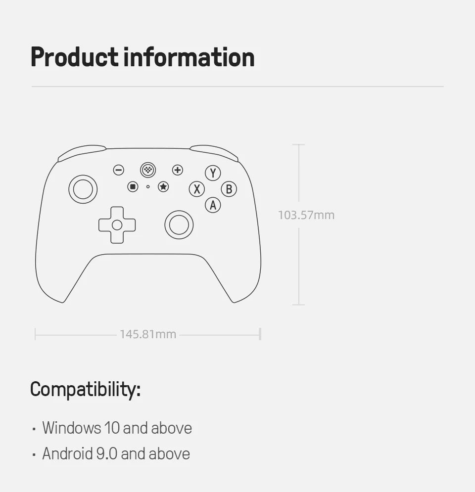 8BitDo - New Ultimate 2C Wireless Gaming Controller for PC, Windows 10, 11, Steam Deck, Raspberry Pi, Android