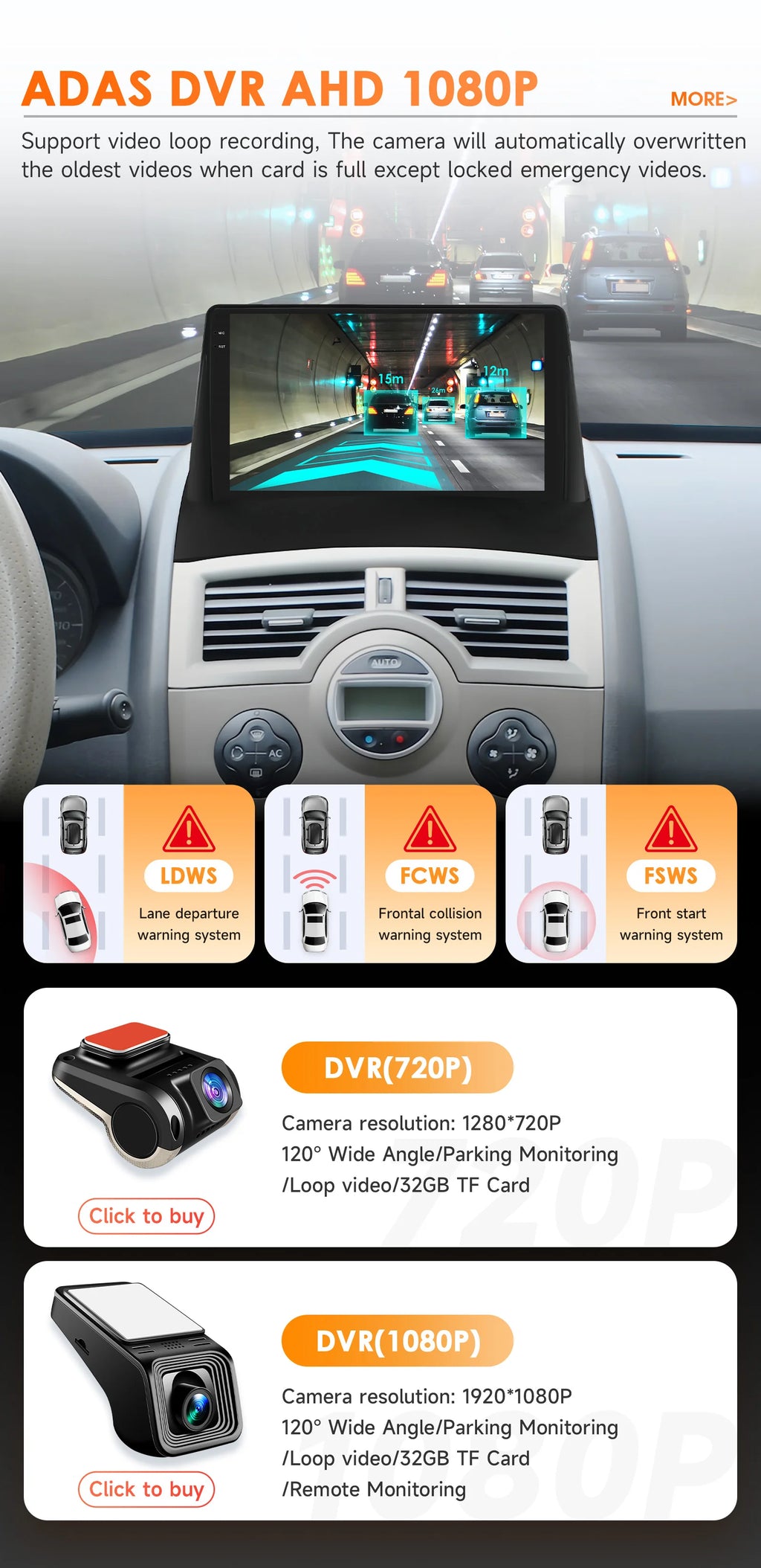 Hizpo Car Intelligent Systems Smart Radio for Renault Megane 2 2002-2009 GPS Wireless CarPlay Android Auto Autoradio 6115 8+128G