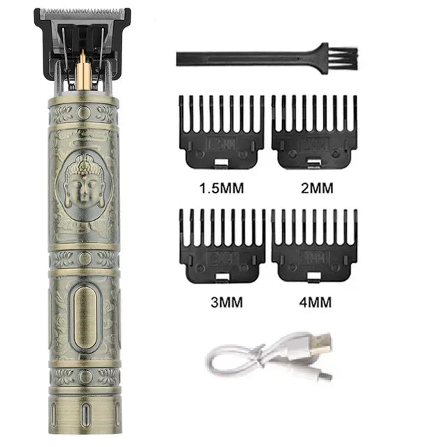 Professional T9 Hair Clipper For Mens USB Fast Rechargeable Beard Care Tools Provide Comfortable Precise Shaving Hair Trimmer