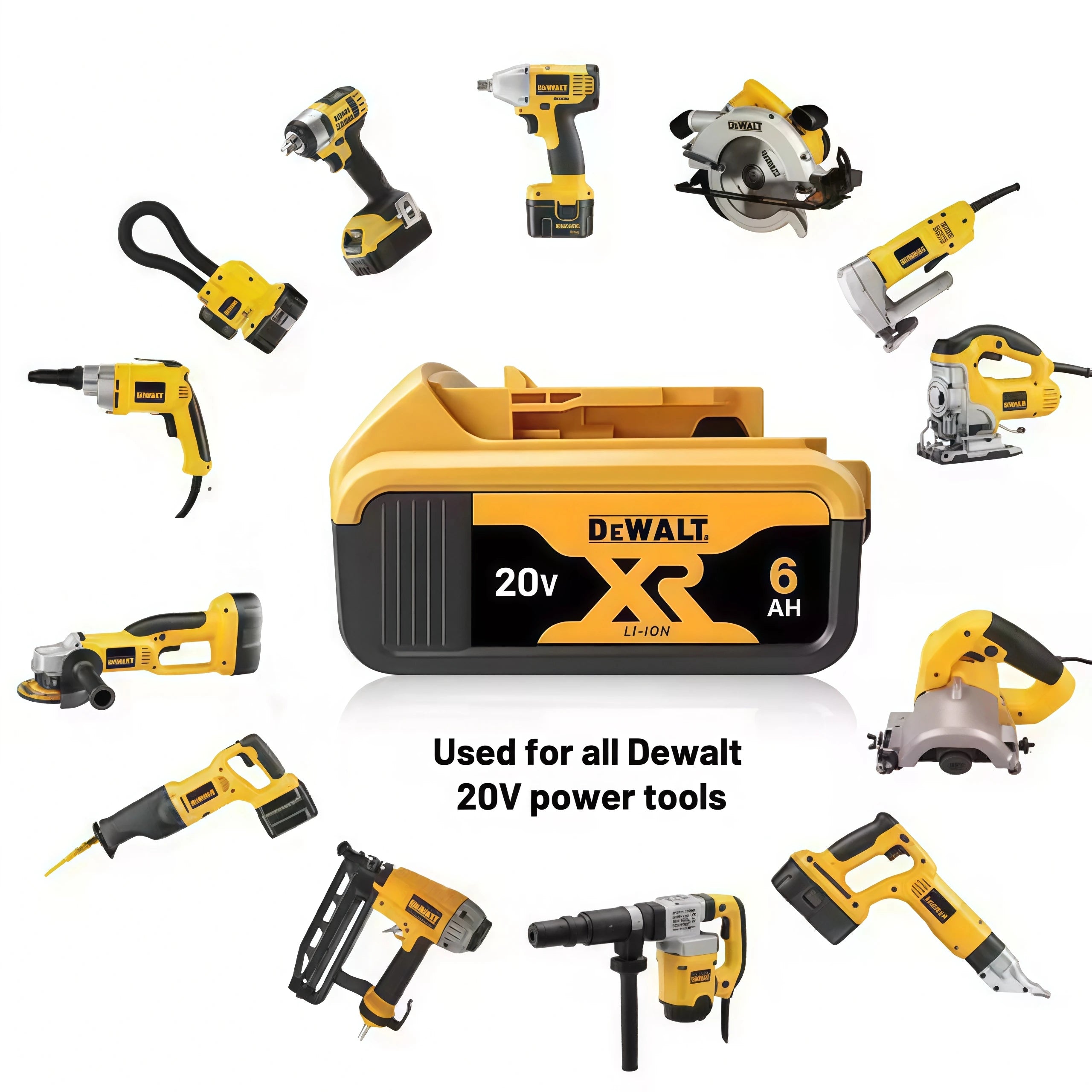 100% DeWALT Original Battery 20V/5Ah 6Ah MAX FlexVolt for DCB606 DCB205 DCB206 DCB209 DCB182 DCF512 Power Tool with Charger