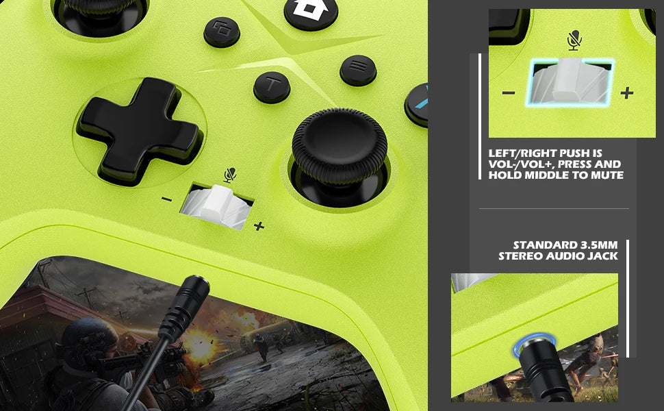 2.4G Wireless Gamepad For Xbox One ,Xbox Seris S ,X Console Win dow 7 8 10 pc With Dual Vibra/Six Axis Multi Game Controller