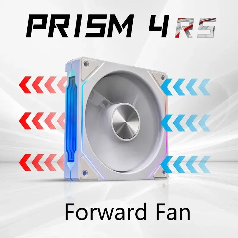 PRISM 4 RS Computer Case Fan 12cm ARGB 4 Pin Quiet Cooling Fan 12V Large Air Volume 800-1600RPM